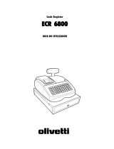 Olivetti ECR 6800 Manual do proprietário