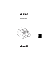 Olivetti ECR 8200 Manual do proprietário