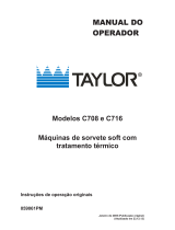 Taylor Model C708/C716 Manual do proprietário