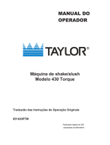 Taylor Model 430 Manual do proprietário