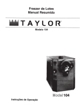 Taylor Model 104 Manual do proprietário