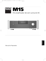 NAD M15 Manual do usuário