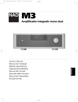 NAD M3 Manual do usuário