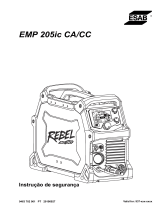 ESAB EMP 205ic AC/DC Manual do usuário