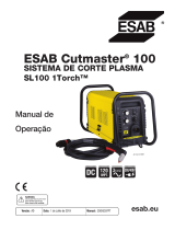 ESAB Cutmaster 100 PLASMA CUTTING SYSTEM Manual do usuário