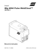 ESAB Mig 4004i Pulse WeldCloud™ Manual do usuário