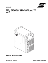 ESAB Mig U5000i WeldCloud™ Manual do usuário