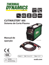 ESAB Cutmaster 60I PLASMA CUTTING SYSTEM Manual do usuário