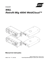 ESAB Retrofit Mig 4004i WeldCloud™ Manual do usuário