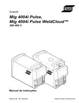ESAB Mig 4004i Pulse WeldCloud™ Manual do usuário