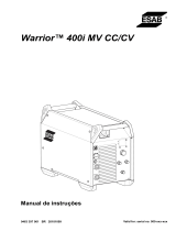 ESAB Warrior™ 400i MV CC/CV Manual do usuário