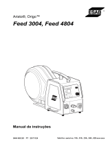 ESAB Feed 3004, Feed 4804 - Origo™ Feed 3004, Origo™ Feed 4804, Aristo® Feed 3004, Aristo® Feed 4804 Manual do usuário