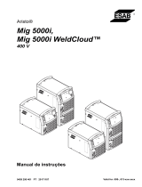 ESAB Mig 5000i WeldCloud™ Manual do usuário