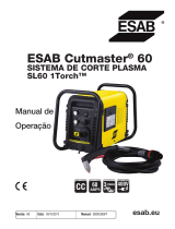 ESAB Cutmaster 60 Plasma Cutting System Manual do usuário