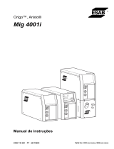ESAB Mig 4001i Manual do usuário