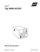 ESAB Tig 3000i AC/DC Manual do usuário