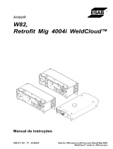 ESAB W82, Retrofit Mig 4004i WeldCloud™ Manual do usuário