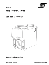 ESAB Aristo Mig 4004i Pulse Manual do usuário