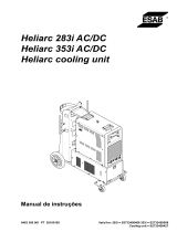 ESAB Heliarc 283i AC/DC, 353i AC/DC, Heliarc Cooling Unit Manual do usuário
