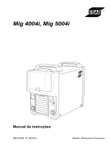 ESAB Mig 4004i Manual do usuário