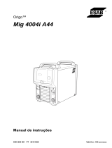 ESAB Mig 4004i A44 Manual do usuário