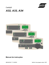 ESAB A32, A33, A34 Caddy® Manual do usuário