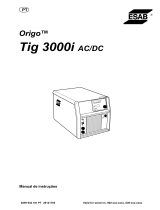 ESAB Tig 3000i AC/DC Manual do usuário