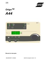 ESAB A44 Origo™ Manual do usuário