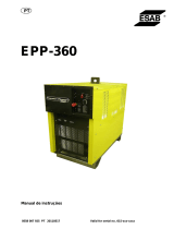ESAB EPP-360 Manual do usuário