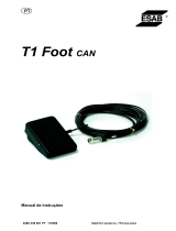 ESAB T1 Foot CAN Manual do usuário