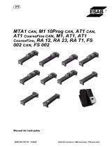 ESAB MTA1 CAN, M1 10P CAN, AT1 CAN, AT1 CF CAN, M1, AT1, AT1 CF, RA 12, RA 23, RA T1, FS 002 CAN, FS 002 - Remote controls Manual do usuário