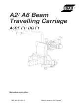 ESAB A2/A6 Beam Travelling Carriage Manual do usuário