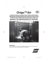ESAB Origo™ Air Manual do usuário