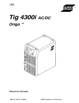 ESAB Tig 4300i AC/DC Manual do usuário
