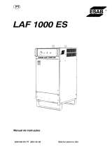 ESAB LAF 1000 ES Manual do usuário