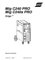 ESAB Mig C240 PRO, Mig C240s PRO Manual do usuário