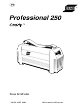 ESAB Professional 250 Caddy Manual do usuário