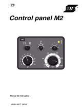 ESAB Control panel M2 Manual do usuário