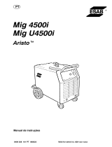 ESAB Mig U4500i Manual do usuário