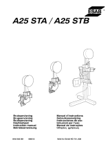ESAB STA, STB A25 STA, A25 STB Manual do usuário