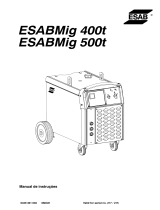 ESAB Mig 400t, Mig 500t Manual do usuário