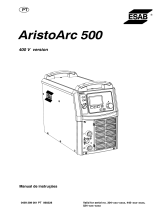 ESAB Aristo®Arc 500 Manual do usuário