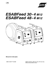 ESAB ESABFeed 48-4 M12 Manual do usuário