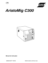 ESAB Aristo®Mig C300 Manual do usuário