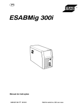 ESAB Mig 300i Manual do usuário