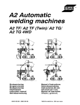 ESAB A2 Automatic welding machines Manual do usuário