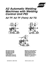 ESAB A2 Automatic welding machines with Welding Control Unit PEI Manual do usuário