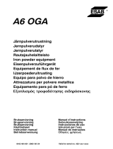 ESAB A6 OGA Manual do usuário