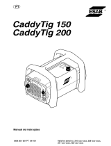 ESAB Caddy®Tig 150, Caddy®Tig 200 Manual do usuário