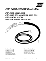 ESAB PSF 410 CW RS3 Manual do usuário